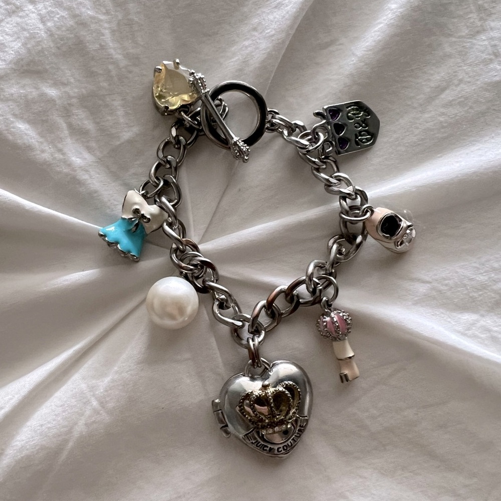Juicy Couture Silver Toggle Bracelet
